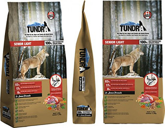 Produktbild von Tundra Hundefutter Senior/Light Pute, Huhn & Lachs - 750 g