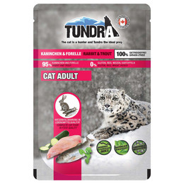 Produktbild von Tundra Katzenfutter Kaninchen & Forelle - 16 x 85 g