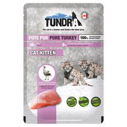 Produktbild von Tundra Katzenfutter Kitten Pute Pur - 16 x 85 g