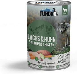 Produktbild von Tundra Sparpaket 12 x 400g Lachs + Huhn