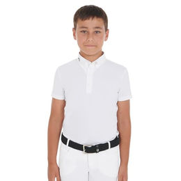 Turnier-Poloshirt Kind Equestro X Fise – Bild 1 von 5