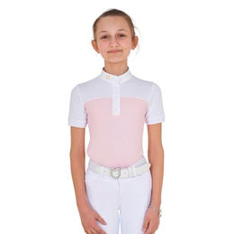 Turnier-Poloshirt Mädchen Equestro 1/2 Mesh – Bild 1 von 7