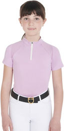 Produktbild von Turnier-Poloshirt Mädchen Equestro