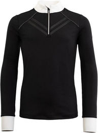 Produktbild von Turnier-Poloshirt mit langen Ärmeln Kind BR Equitation BR Equitationindisi