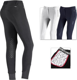 Produktbild von Turnierhose Mid Grip Seitenschnitte Damen Tattini Gemma