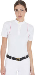 Produktbild von Turnierpolo mit Knöpfen für Damen Equestro