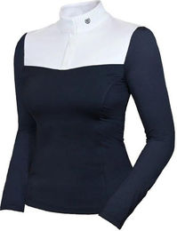 Produktbild von Turnierpolo mit langen Ärmeln Damen Equestrian Stockholm