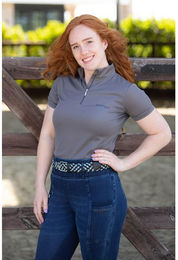 Produktbild von Turnierpolo mit langen Ärmeln Damen Harry's Horse Calgary