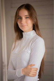 Produktbild von Turnierpolo mit langen Ärmeln Damen Pénélope Florence