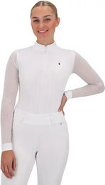 Produktbild von Turnierpolo mit langen Ärmeln Damen QHP Sennah