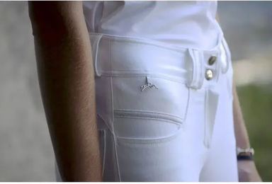 Produktbild von Turnierreithose Mid Grip Damen Pénélope Fun Pushup