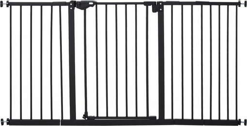 Produktbild von Türschutzgitter für Hunde aus Metall und Kunststoff