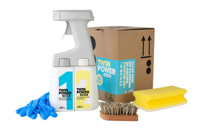 Produktbild von Twin Power Intensiv-Set 2 x 0,4L + Sprüher + Handschuhe + Bürste