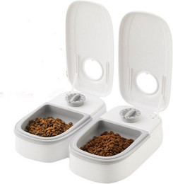 Produktbild von TWSOUL Automatischer Futterspender mit Doppelschüssel - 350 ml