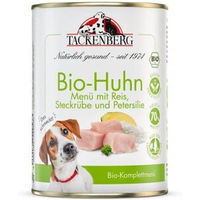 Produktbild von Tackenberg Bio Nassfutter Hund Adult Huhn 6x400 g Dose