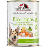 Produktbild von Tackenberg Bio Nassfutter Hund Adult Lachs 6x400 g Dose
