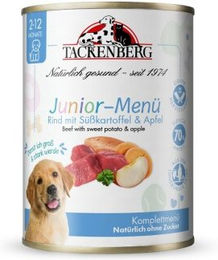 Tackenberg Hund Nassfutter Welpenmenü Rind mit Süßkartoffel 6x400 g – Bild 1 von 2