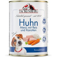 Produktbild von Tackenberg Nassfutter Hund Adult Huhn Sensitive Gastrointestinal ohne Zucker und Farbstoffe 6x400 g