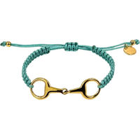 Produktbild von Taka Armband für Damen aus Edelstahl in Gold und Türkis 13 cm bis 23 cm