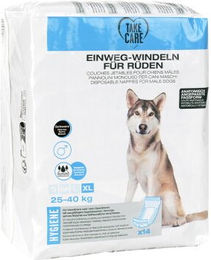 TAKE CARE Einweg Rüdenwindeln XL 14 Stück – Bild 1 von 1