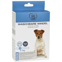 Produktbild von TAKE CARE Waschbare Hundewindeln S Grau Waterproof OEKO-TEX Standard 100