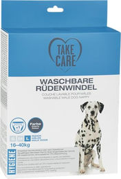 Take Care Waschbare Rüdenwindel aus Mikrofaser Grau Größe L – Bild 1 von 2