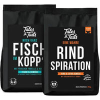 Produktbild von Tales and Tails Getreidefreies Trockenfutter 2er Paket 4kg ohne Zucker