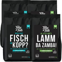 Produktbild von Tales and Tails Getreidefreies Trockenfutter Mischung aus Fisch Lamm Ente Forelle und Hering 2er Paket 8kg