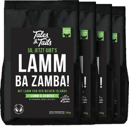 Tales & Tails Ba Zamba Hundetrockenfutter Lamm Getreidefrei Monoprotein Adult 4x4kg – Bild 1 von 4