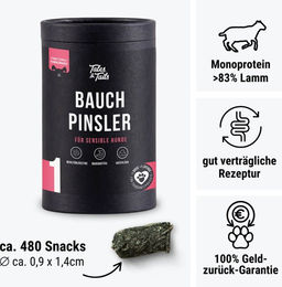 Produktbild von Tales & Tails Bauchpinsler Funktionssnack Lamm Monoprotein Sensitive