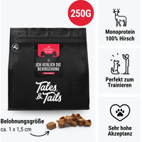 Produktbild von Tales & Tails Belohnungssnack Hirsch Monoprotein 250g