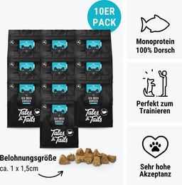 Produktbild von Tales & Tails Belohnungssnack Ich dreh Dorsch für Fische