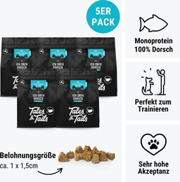 Produktbild von Tales & Tails Belohnungssnack Ich dreh Dorsch für Fische