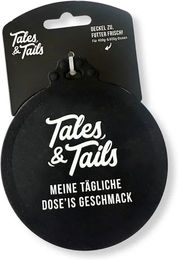 Produktbild von Tales & Tails Dosenretter aus Silikon in Schwarz für alle Größen