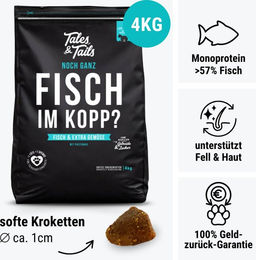 Tales&Tails Getreidefreies Hundefutter mit Forelle, Hering und Lachs ohne Zucker für Haut und Fell – Bild 1 von 1