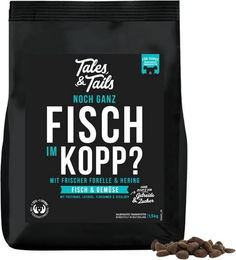 Produktbild von Tales & Tails Getreidefreies Katzenfutter mit Forelle und Hering ohne Zucker 1,5kg