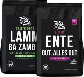 Produktbild von Tales & Tails Getreidefreies Trockenfutter 2er Paket 8kg