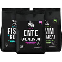 Produktbild von Tales & Tails Getreidefreies Trockenfutter Dreier Paket mit Forelle, Hering, Lamm und Ente 4,5kg