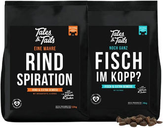 Produktbild von Tales & Tails Getreidefreies Trockenfutter Fisch Lamm Ente ohne Zucker 2x 1,5kg