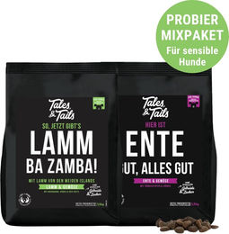 Produktbild von Tales & Tails Getreidefreies Trockenfutter Fisch Lamm Ente ohne Zucker 2x 1,5kg