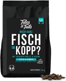 Produktbild von Tales & Tails Getreidefreies Trockenfutter für Hunde mit Forelle, Hering und Lachs