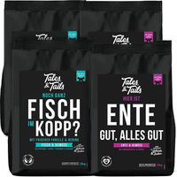 Produktbild von Tales & Tails Getreidefreies Trockenfutter Mischung Lamm Ente Forelle Hering 2x 4kg
