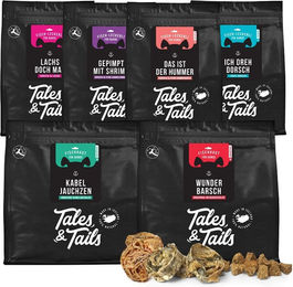Produktbild von Tales & Tails Großer Fischmix Hundeleckerli und Snacks aus 100% Fisch