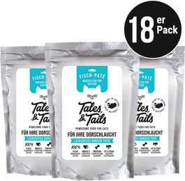 Produktbild von Tales & Tails Haut-Fell-Supplement Leckerli mit Kabeljau