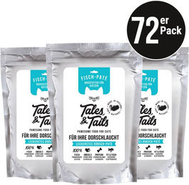 Produktbild von Tales & Tails Haut-Fell-Supplement Leckerli mit Kabeljau für Hunde