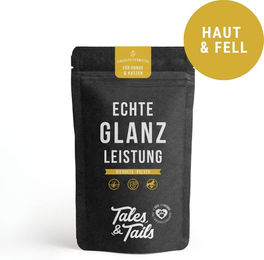 Produktbild von Tales & Tails Haut-Fell-Supplement mit Vitaminen und Mineralien als Pulver 100g