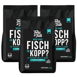 Tales & Tails Hundefutter Adult Fisch Forelle Hering Getreidefrei Monoprotein 12kg – Bild 1 von 10
