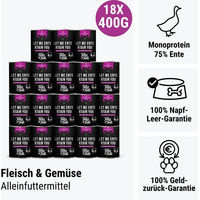 Produktbild von Tales & Tails Hundefutter Ente Monoprotein Hypoallergen Dose