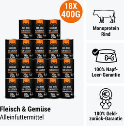 Tales & Tails Hundefutter Rind Dose 400g – Bild 1 von 1