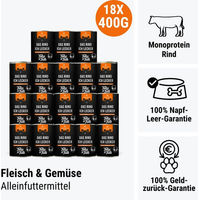 Produktbild von Tales & Tails Hundefutter Rind Dose 400g